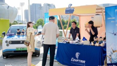 مصر للطيران تشارك في أكبر الملتقيات التجارية في مدينة هانزو بالصين 3 22