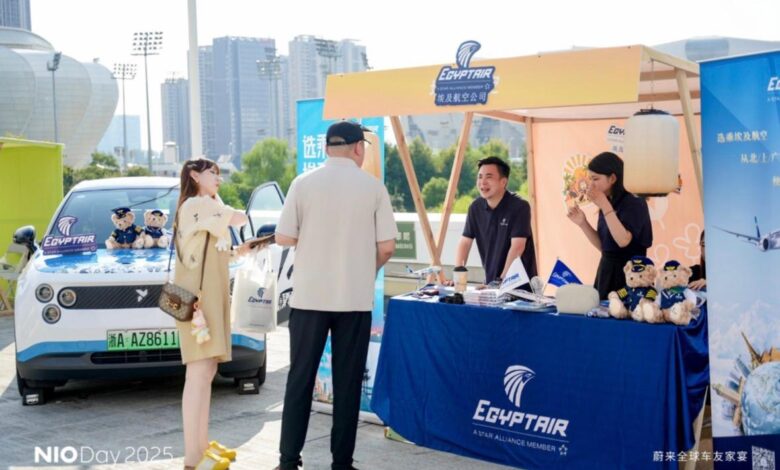 مصر للطيران تشارك في أكبر الملتقيات التجارية في مدينة هانزو بالصين 1 22